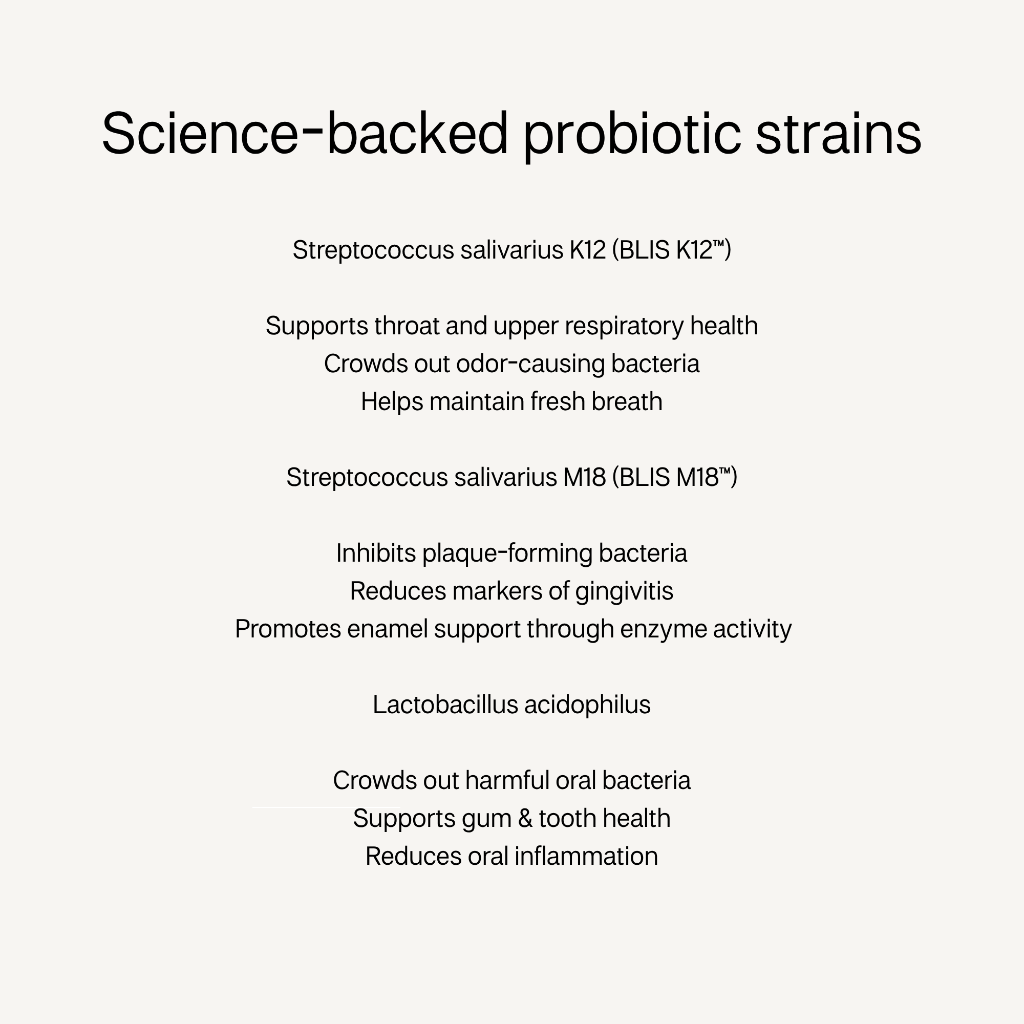 Advanced Oral Probiotic Mint